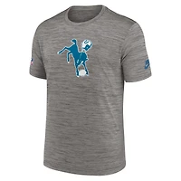 T-shirt pour homme Indianapolis Colts Indiana Nights Alternate Sideline Performance Nike Heather Charcoal