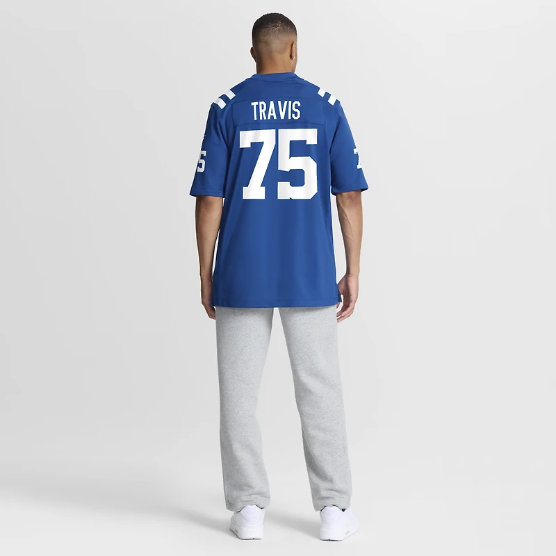 Men's Nike Jalen Travis Royal Indianapolis Colts Team Game Jersey