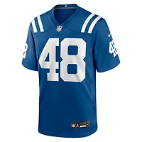 Men's Nike Joe Bachie  Royal Indianapolis Colts Team Game Jersey