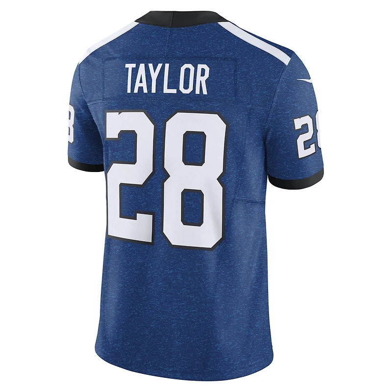 Nike Jonathan Taylor pour homme Bleu Indianapolis Colts Vapor F.U.S.E. Maillot limité