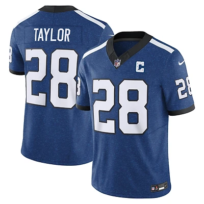 Nike Jonathan Taylor pour homme Bleu Indianapolis Colts Vapor F.U.S.E. Maillot limité