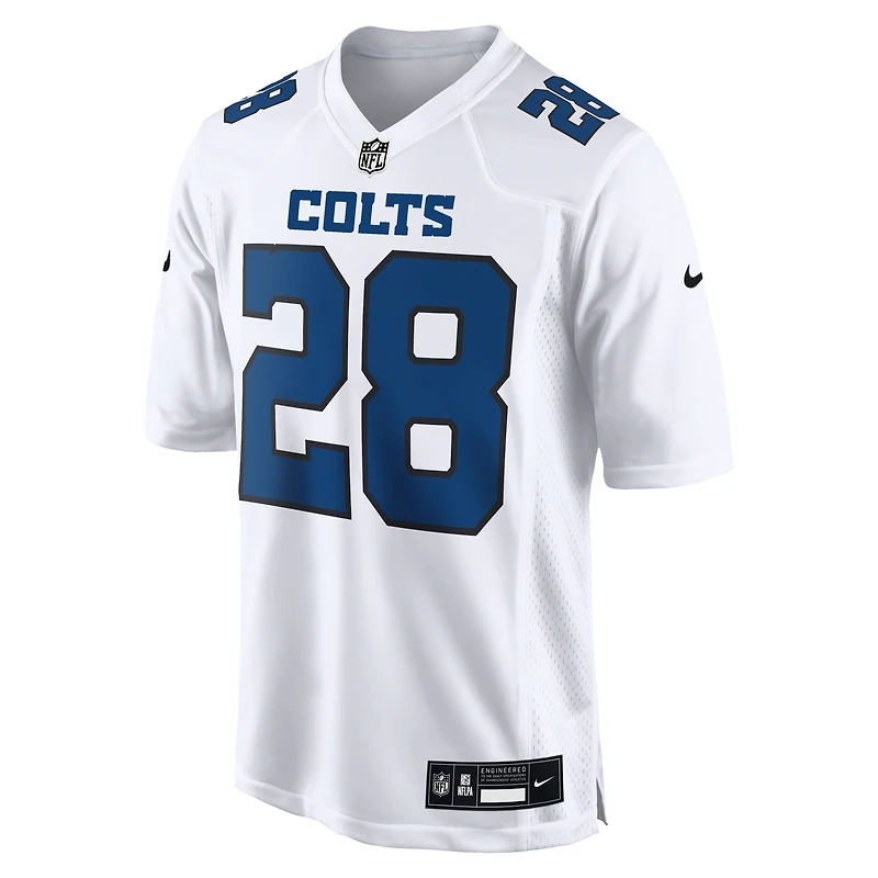 Men's Nike Jonathan Taylor Tundra White Indianapolis Colts Fashion Game Jersey