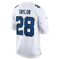 Men's Nike Jonathan Taylor Tundra White Indianapolis Colts Fashion Game Jersey