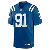 Men's Nike JT Tuimoloau  Royal Indianapolis Colts Team Game Jersey