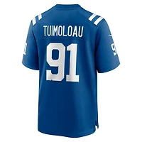 Men's Nike JT Tuimoloau  Royal Indianapolis Colts Team Game Jersey