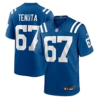 Men's Nike Luke Tenuta  Royal Indianapolis Colts Team Game Jersey