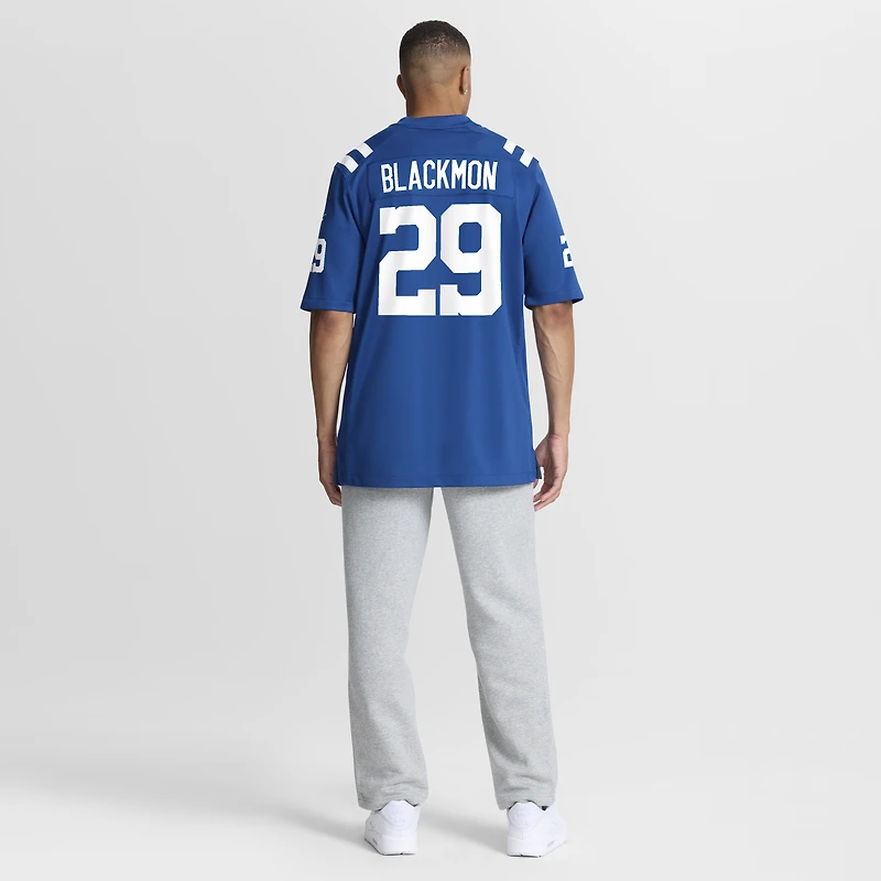 Maillot Nike Mekhi Blackmon Royal pour homme des Indianapolis Colts