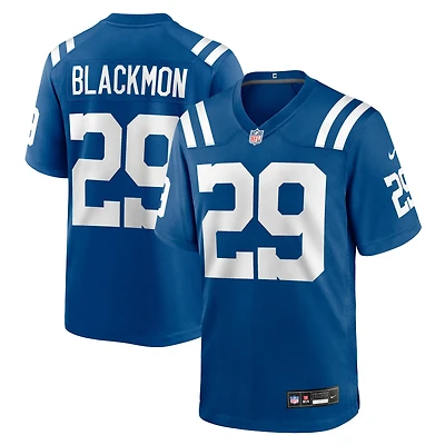 Men's Nike Mekhi Blackmon  Royal Indianapolis Colts Team Game Jersey