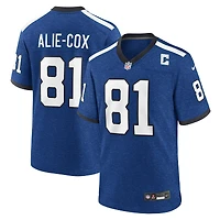 Men's Nike Mo Alie Cox Blue Indianapolis Colts Alternate Game Jersey