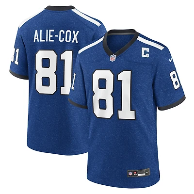Men's Nike Mo Alie Cox Blue Indianapolis Colts Alternate Game Jersey