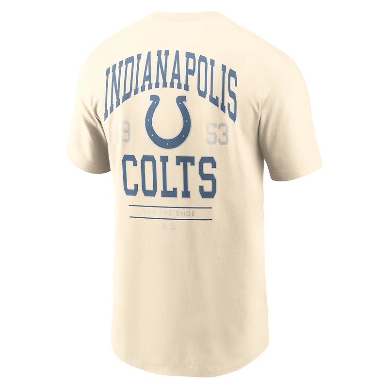 T-shirt Nike Freestyle Essential naturel pour homme, Indianapolis Colts
