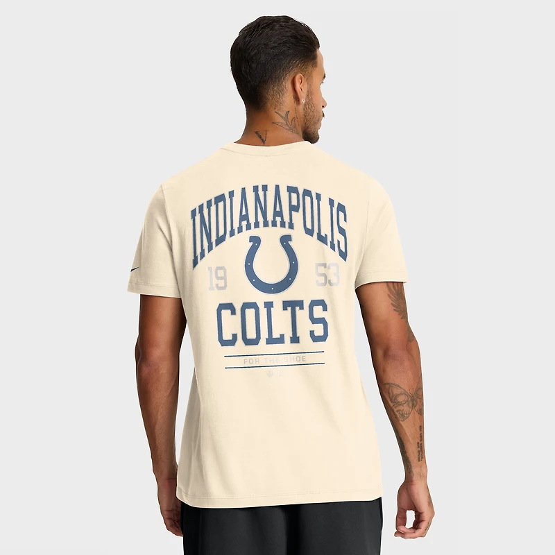 Men's Nike Natural Indianapolis Colts Freestyle Essential T-Shirt