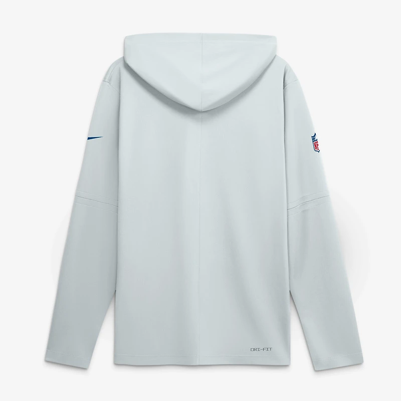 Men's Nike  Royal Indianapolis Colts Sideline Lightweight Long Sleeve Hooded Dri-FIT Top