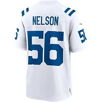 Maillot Nike Quenton Nelson pour homme, blanc, joueur de match des Indianapolis Colts