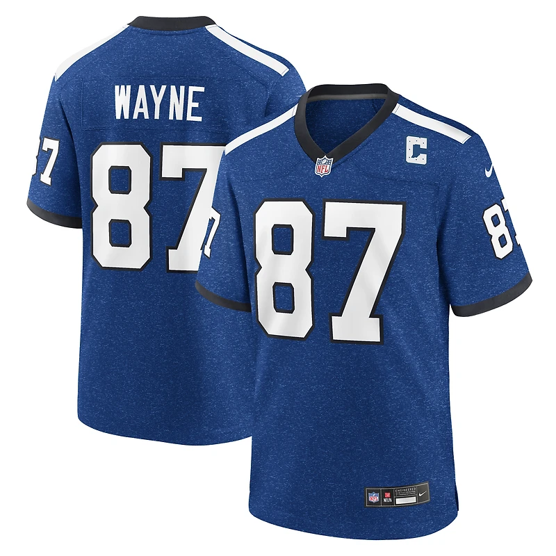 Men's Nike Reggie Wayne Blue Indianapolis Colts Retired Player Alternate Game Jersey