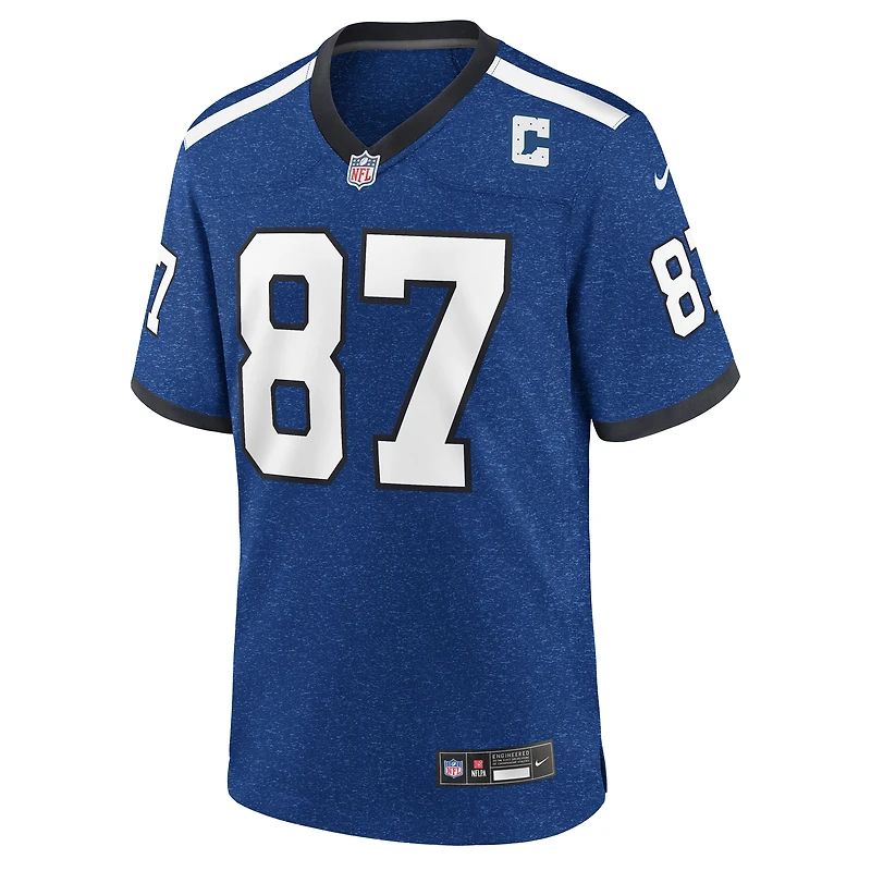 Men's Nike Reggie Wayne Blue Indianapolis Colts Retired Player Alternate Game Jersey