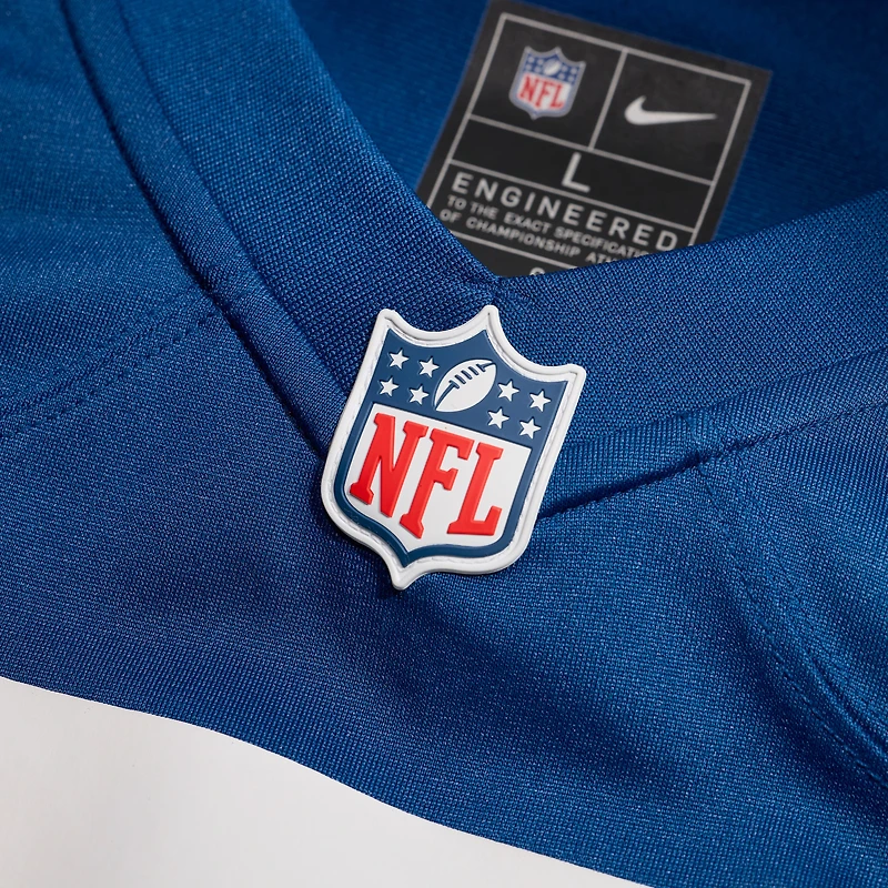 Men's Nike Riley Leonard  Royal Indianapolis Colts Team Game Jersey