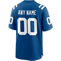 Hommes Nike Royal Indianapolis Colts - Maillot de jeu personnalisé