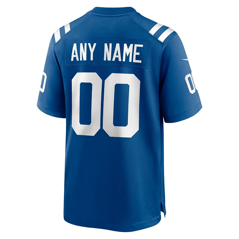 Hommes Nike Royal Indianapolis Colts - Maillot de jeu personnalisé