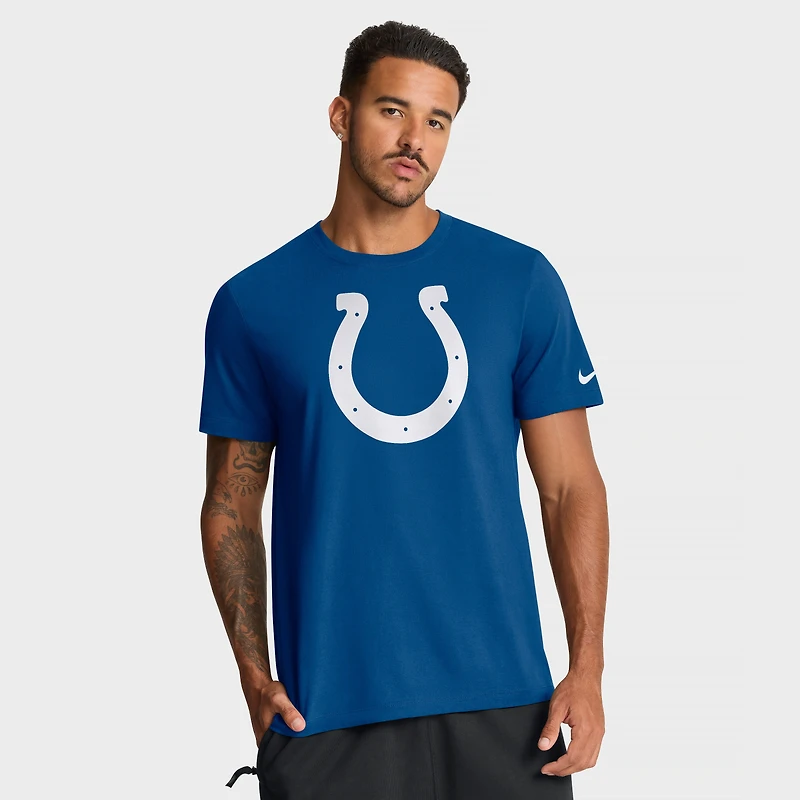 T-shirt Nike Royal Indianapolis Colts Essential Logo pour homme