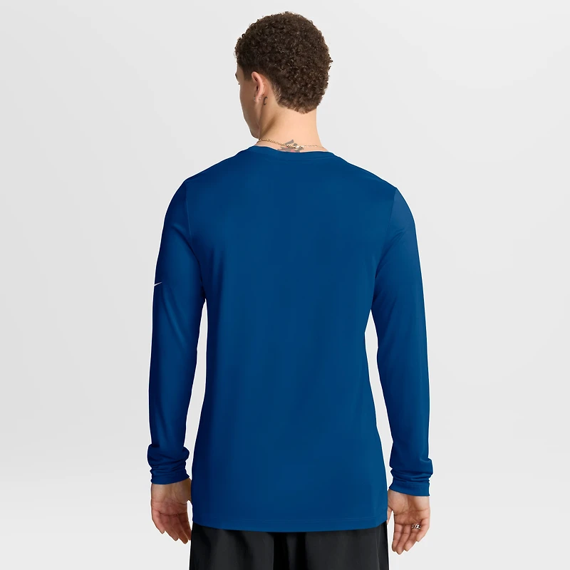 Men's Nike Royal Indianapolis Colts Legend Icon Dri-FIT Long Sleeve T-Shirt