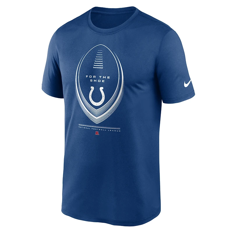 T-shirt Nike Dri-FIT Legend Icon des Colts d'Indianapolis, bleu royal, pour homme