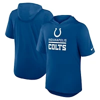 Men's Nike Royal Indianapolis Colts Lockup Tri-Blend Hoodie T-Shirt