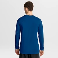 T-shirt Nike Royal Indianapolis Colts Primetime Legend Icon Performance à manches longues pour homme