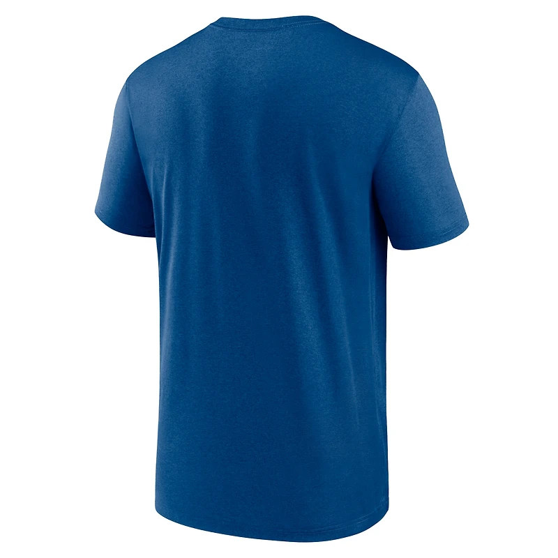 T-shirt Nike Dri-FIT pour homme, modèle Primetime Legend des Colts de l'Indianapolis, couleur bleu royal.