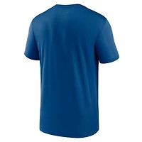T-shirt Nike Dri-FIT pour homme, modèle Primetime Legend des Colts de l'Indianapolis, couleur bleu royal.
