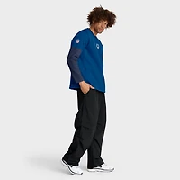 T-shirt Nike Royal Indianapolis Colts Sideline Coach Therma-FIT à manches longues pour homme