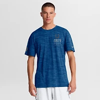 Men's Nike Royal Indianapolis Colts Sideline Double Covered Dri-FIT Velocity T-Shirt