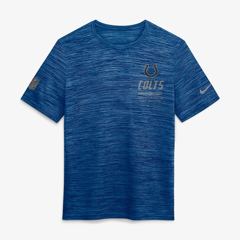 Men's Nike Royal Indianapolis Colts Sideline Double Covered Dri-FIT Velocity T-Shirt
