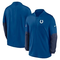 Men's Nike Royal Indianapolis Colts Sideline Dri-FIT Half-Zip Pullover