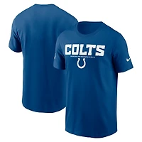 Men's Nike Royal Indianapolis Colts Sideline Performance T-Shirt