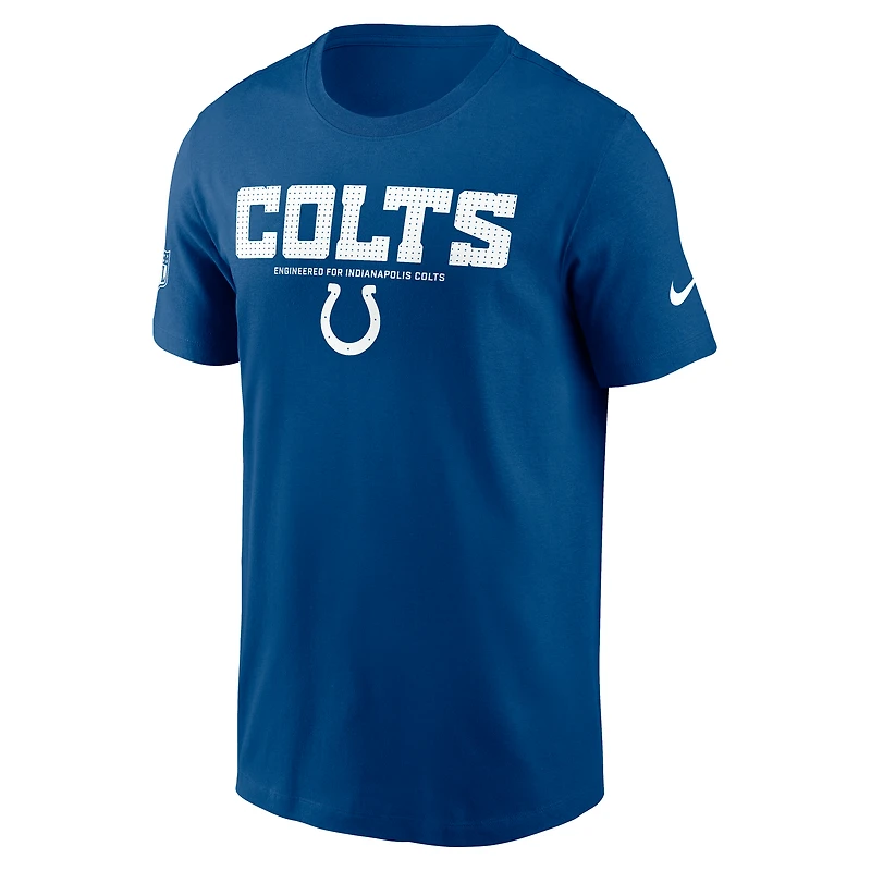 Men's Nike Royal Indianapolis Colts Sideline Performance T-Shirt