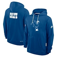 Men's Nike Royal Indianapolis Colts Sideline Standard Issue Alt 2 Dri-FIT Hoodie