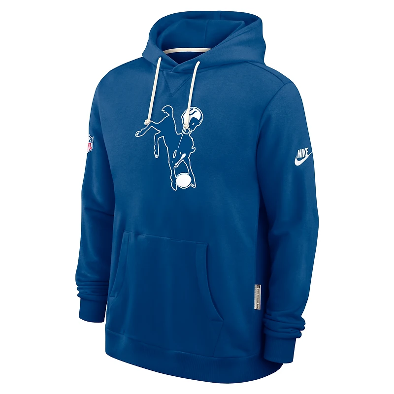 Sweat à capuche Nike Royal Indianapolis Colts Sideline Standard Issue Alt 2 Dri-FIT pour homme