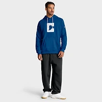 Sweat à capuche Nike Royal Indianapolis Colts Sideline Standard Issue Initial Home Dri-FIT pour homme