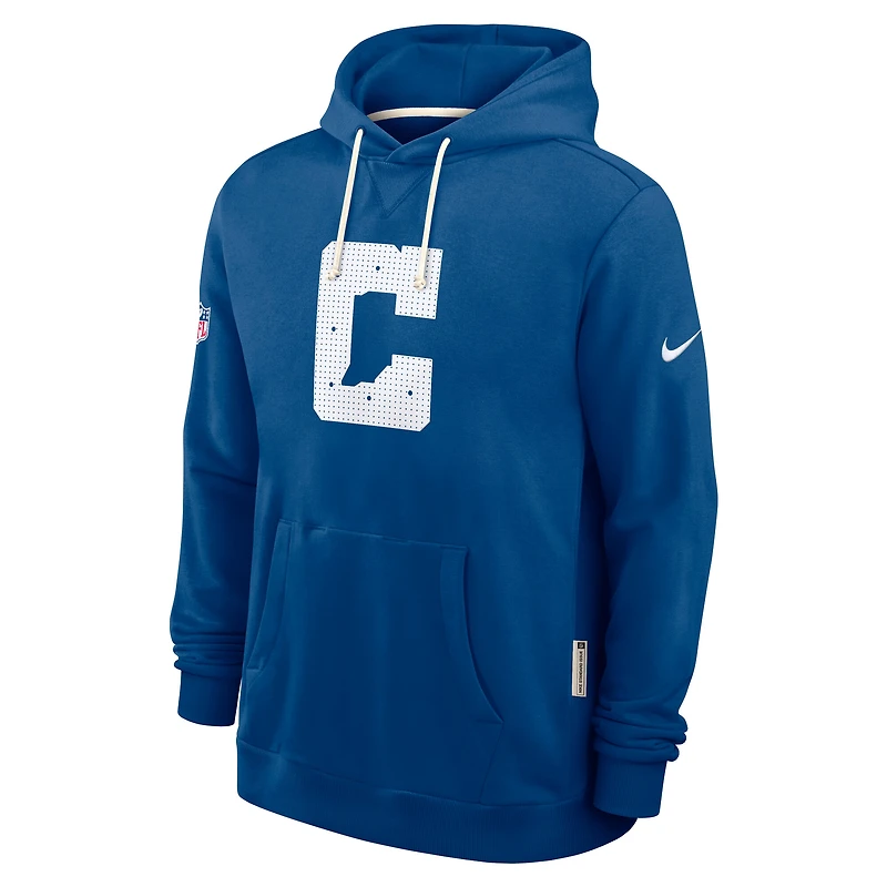 Men's Nike Royal Indianapolis Colts Sideline Standard Issue Initial Home Dri-FIT Hoodie