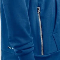 Sweat à capuche Nike Royal Indianapolis Colts Sideline Standard Issue Initial Home Dri-FIT pour homme