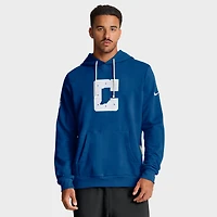 Sweat à capuche Nike Royal Indianapolis Colts Sideline Standard Issue Initial Home Dri-FIT pour homme