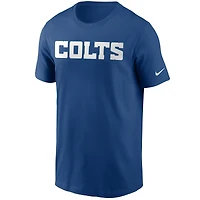 Men's Nike Royal Indianapolis Colts Team Wordmark T-Shirt