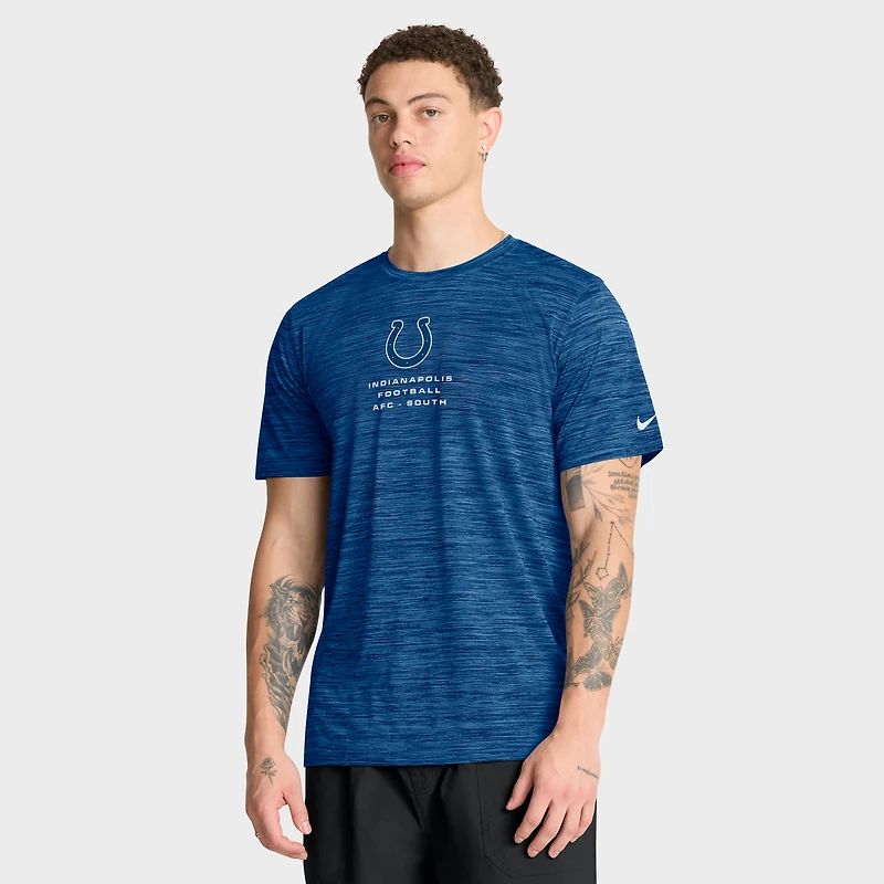 Men's Nike Royal Indianapolis Colts Velocity Ball Carrier Dri-FIT T-Shirt