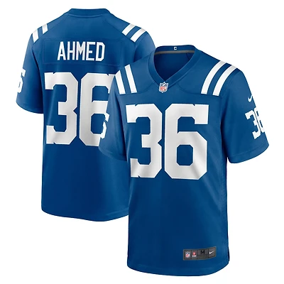 Maillot de match l'équipe Nike Salvon Ahmed Royal Indianapolis Colts pour homme