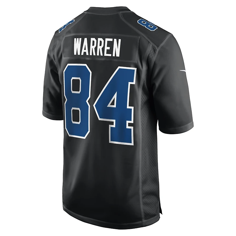 Men's Nike Tyler Warren Carbon Black Indianapolis Colts Fashion Game Jersey
