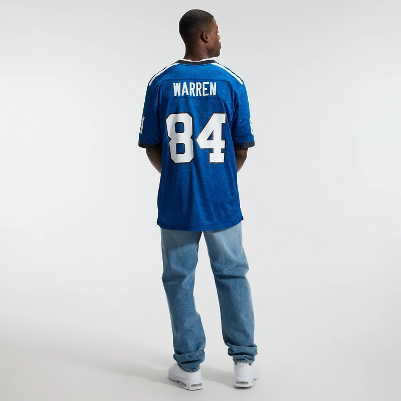Men's Nike Tyler Warren Heather Royal Indianapolis Colts Alternate 2 Indiana Nights Game Jersey