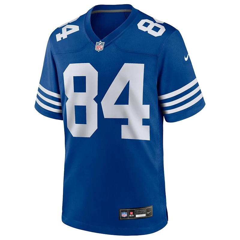 Maillot Nike Tyler Warren Royal pour homme des Indianapolis Colts, match alternatif