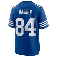 Men's Nike Tyler Warren  Royal Indianapolis Colts Alternate Game Jersey