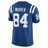 Men's Nike Tyler Warren Royal Indianapolis Colts Vapor F.U.S.E. Stitched Limited Jersey